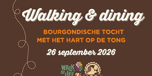 Walking & Dining | 26 september 2026